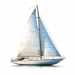 Fototapeta premium sailboat isolated on a transparent background