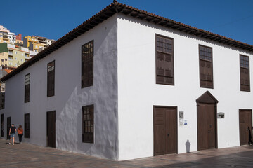 Antigua casona en el centro histórico de la ciudad de San Sebastián de La Gomera, islas Canarias