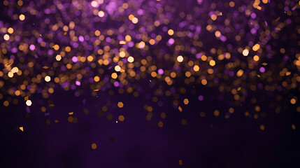 Fototapeta na wymiar Aerial golden confetti celebration, confetti background