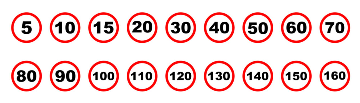Counting Speed Sign