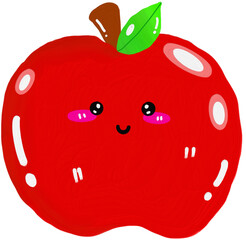 red apple
