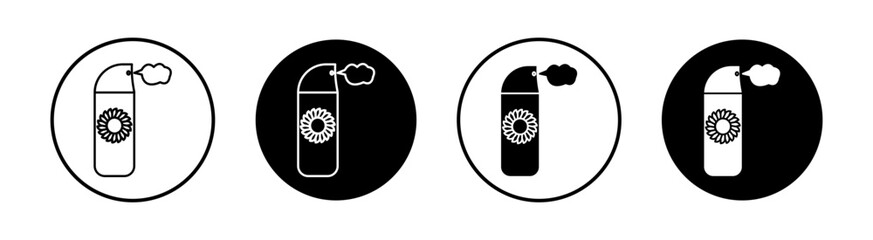 Air freshener flat line icon set. Air freshener Thin line illustration vector