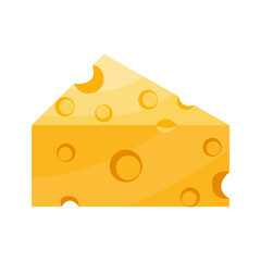 Cartoon Cheddar cheese cartoon illustration