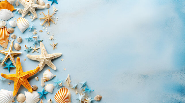 Nautical vacation and travel banner