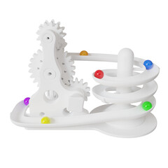Twist a gear - Screw Lift ball machine toy 3D