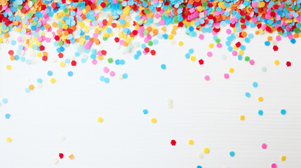 Party colorful confetti