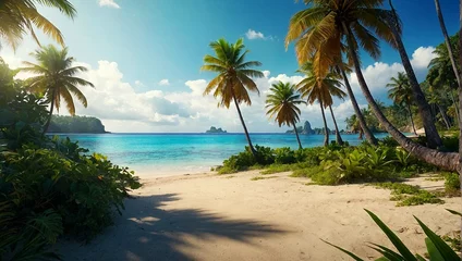 Tuinposter Insel in der Karibik © CKJGmbHzHdJose