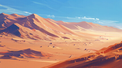 beautiful desert landscape 