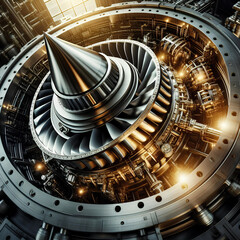 Precision engineering showcased in a steam turbine, a cornerstone in modern energy generation and industrial efficiency