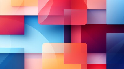 Abstract Geometric Color Overlay Background