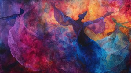 Abstract art. Generative AI