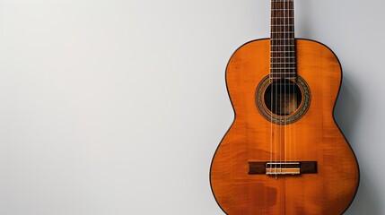 Obraz premium Acoustic guitar. Generative AI
