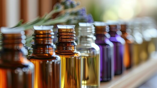 Aromatherapy oils. Generative AI