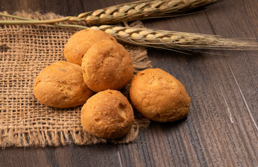 Crunchy Rusk or Toast for healthy life with wheat for breakfast.
