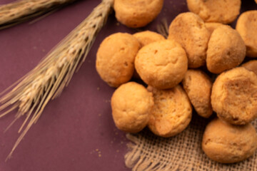 Crunchy Rusk or Toast for healthy life with wheat for breakfast.