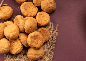 Crunchy Rusk or Toast for healthy life with wheat for breakfast.