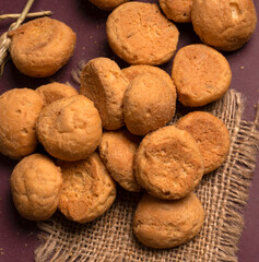 Crunchy Rusk or Toast for healthy life with wheat for breakfast.