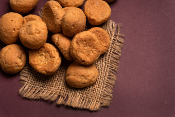 Crunchy Rusk or Toast for healthy life with wheat for breakfast.