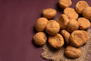Crunchy Rusk or Toast for healthy life with wheat for breakfast.