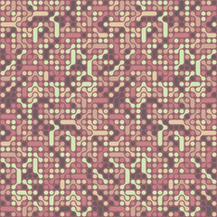 Abstract geometric seamless pattern. Blob background.  