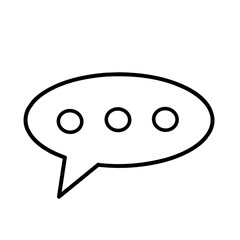 Chat, speech bubble. Graphic design.