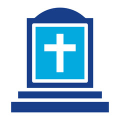 Obraz premium Funeral icon vector image. Can be used for Prison.