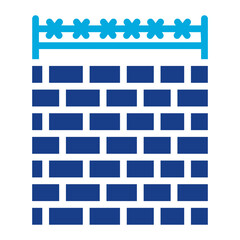 Jail Wall icon vector image. Can be used for Prison.