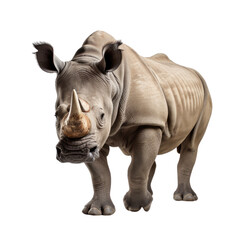 Obraz premium Rhino on transparent background