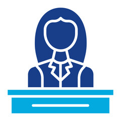 CEO icon vector image. Can be used for Women.