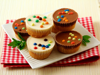 Bonbon cupcakes.