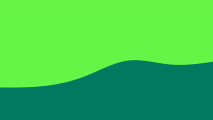 Two Tone of Green Colors Splitting by a Smooth Line Background Wallpaper