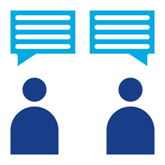 Dialogue icon vector image. Can be used for Leadership.