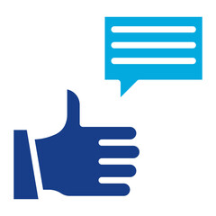 Feedback icon vector image. Can be used for Contact Us.