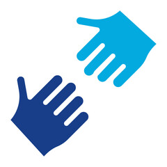 Reach Out icon vector image. Can be used for Contact Us.