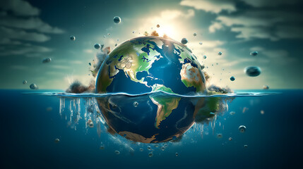 Fototapeta premium World Water Day realities and ecosystems