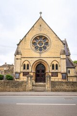 Fototapeta na wymiar Historic Elegance: The Bourton-on-the-Water Baptist Church