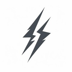 Contemporary Abstract Lightning Bolt Logo