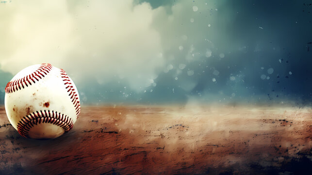Baseball theme wallpaper background