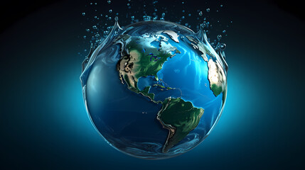 Naklejka na ściany i meble world water day, save water background