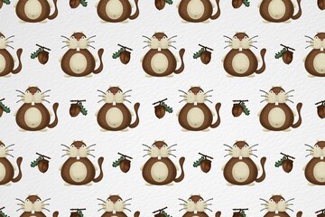 Groundhog Character Background jpeg. for hand drawn.