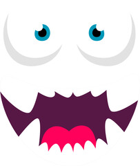 Cartoon Monster Face