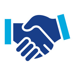 Handshake icon vector image. Can be used for Friendship.