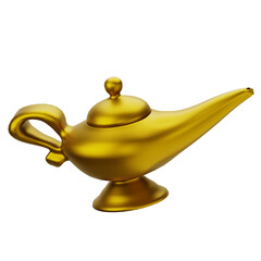 Aladdin Lamp  3d Icon
