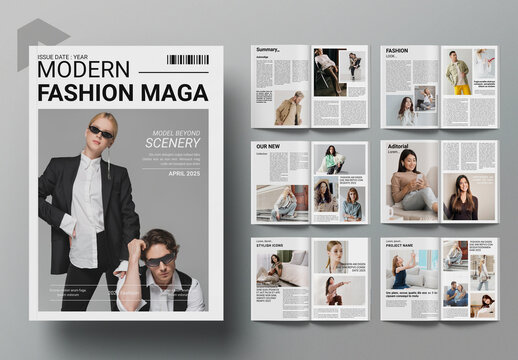 Fashion Magazine Layout