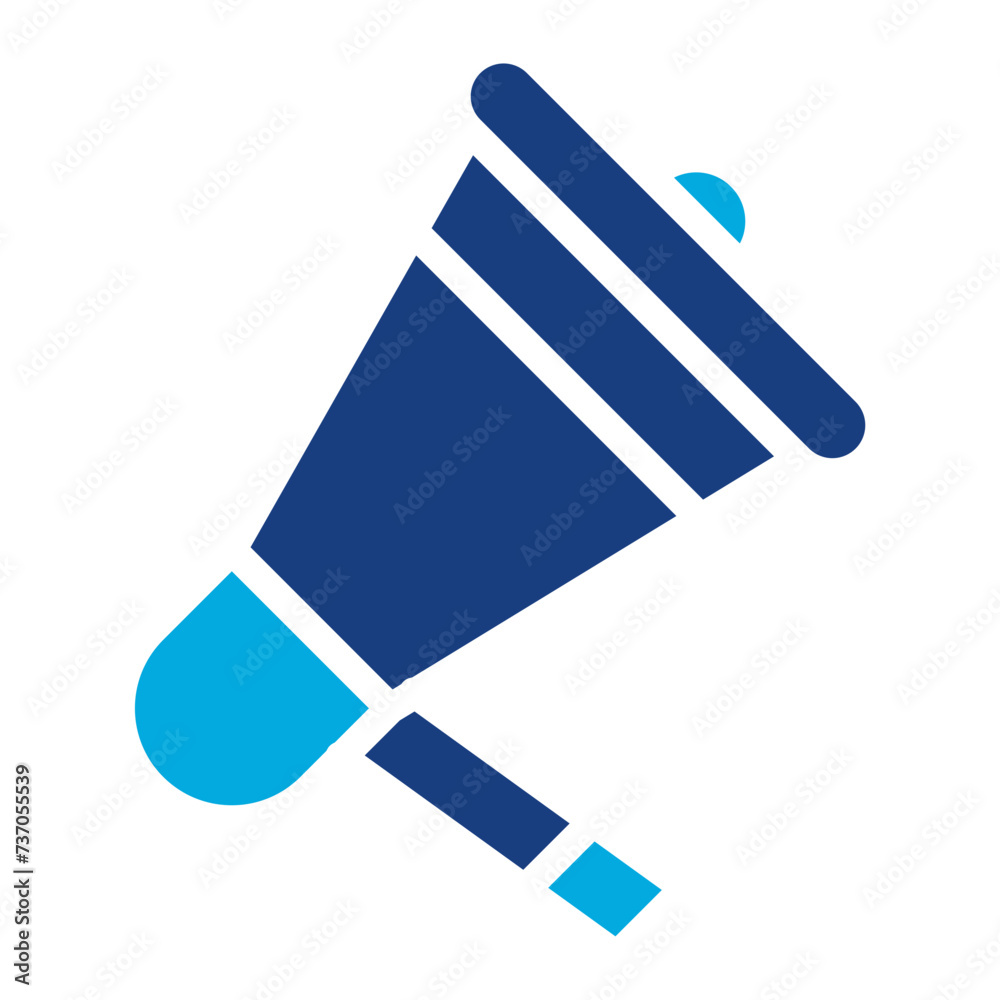 Wall mural Bullhorn icon vector image. Can be used for Rugby.