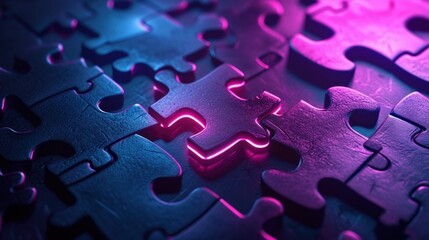 Puzzle Piece Not Fitting Symbolizing AI Bias and Exclusion