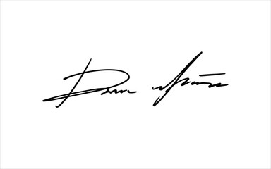 Unique invented signatures for business documents, for business, for designs. Vector illustration.