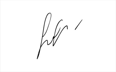 Unique invented signatures for business documents, for business, for designs. Vector illustration.
