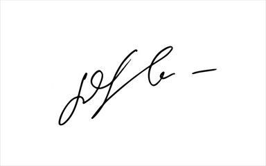 Unique invented signatures for business documents, for business, for designs. Vector illustration.