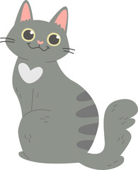 Sitting Cat Pet